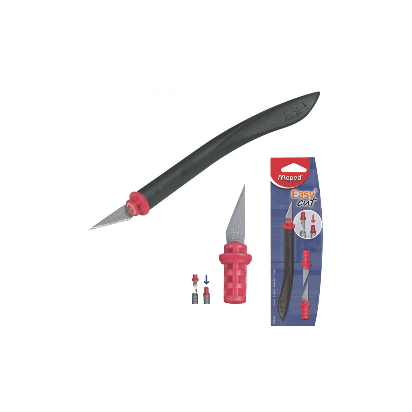 Скален Maped, с 2 резервни остриета