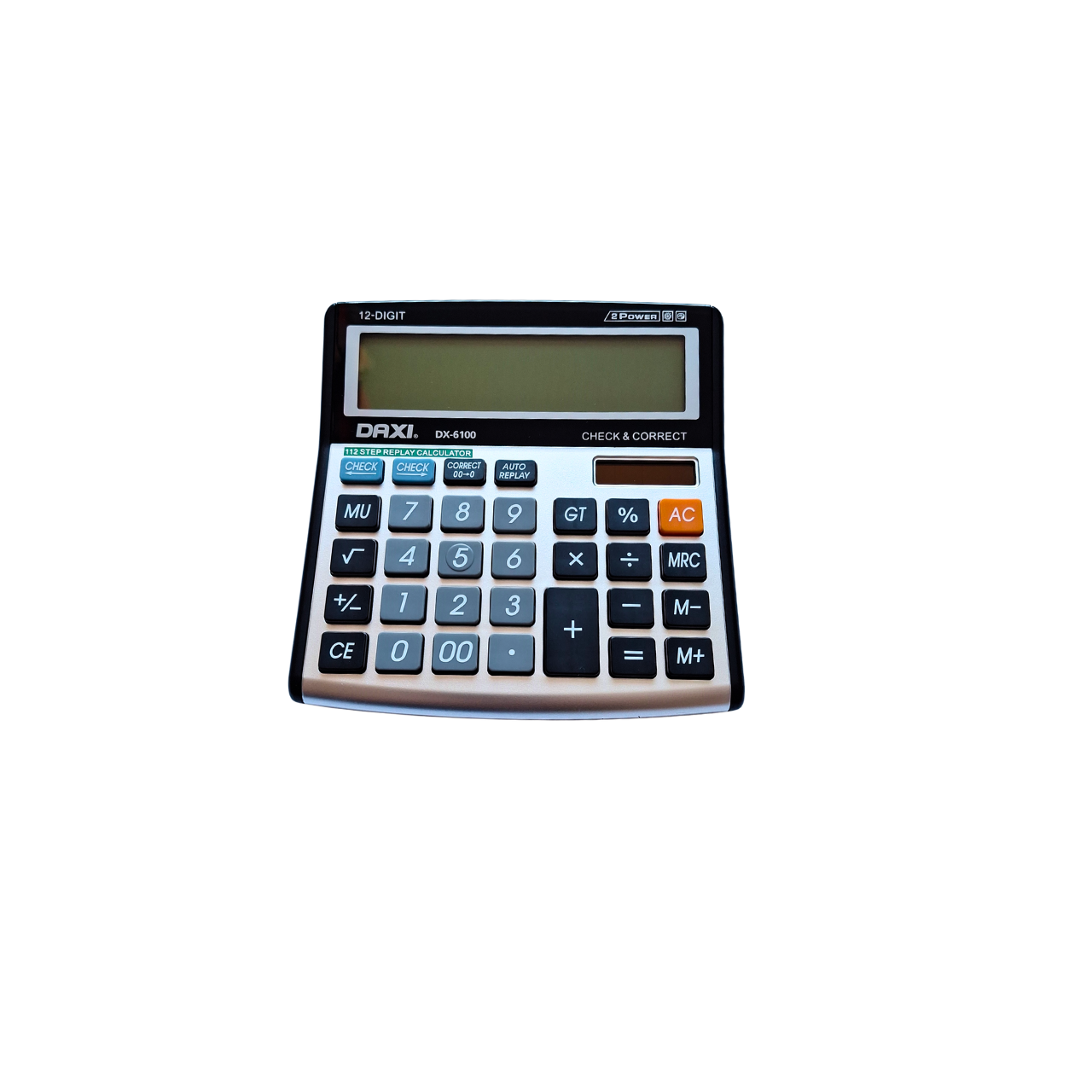 Настолен калкулатор Daxi DX-6100 – 12-разряден, слънчево захранване