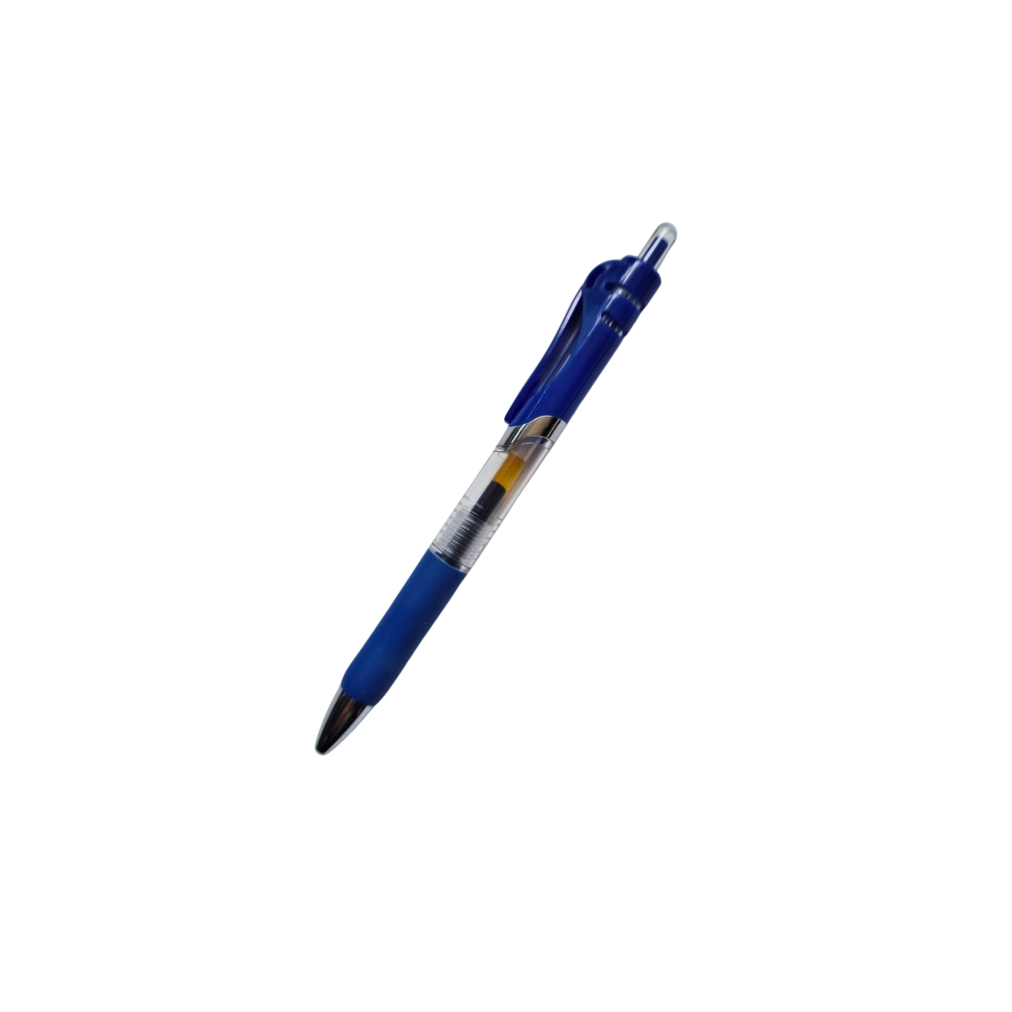 Автоматична химикалка с мек захват – Синьо мастило