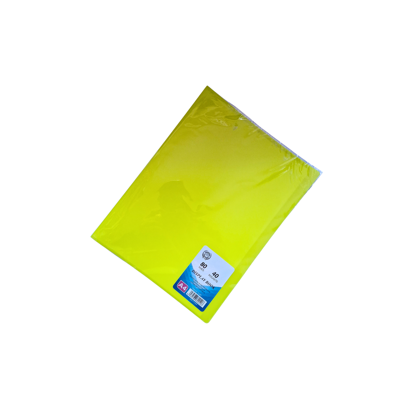 Дисплейна папка A4 с 40 джоба – жълта