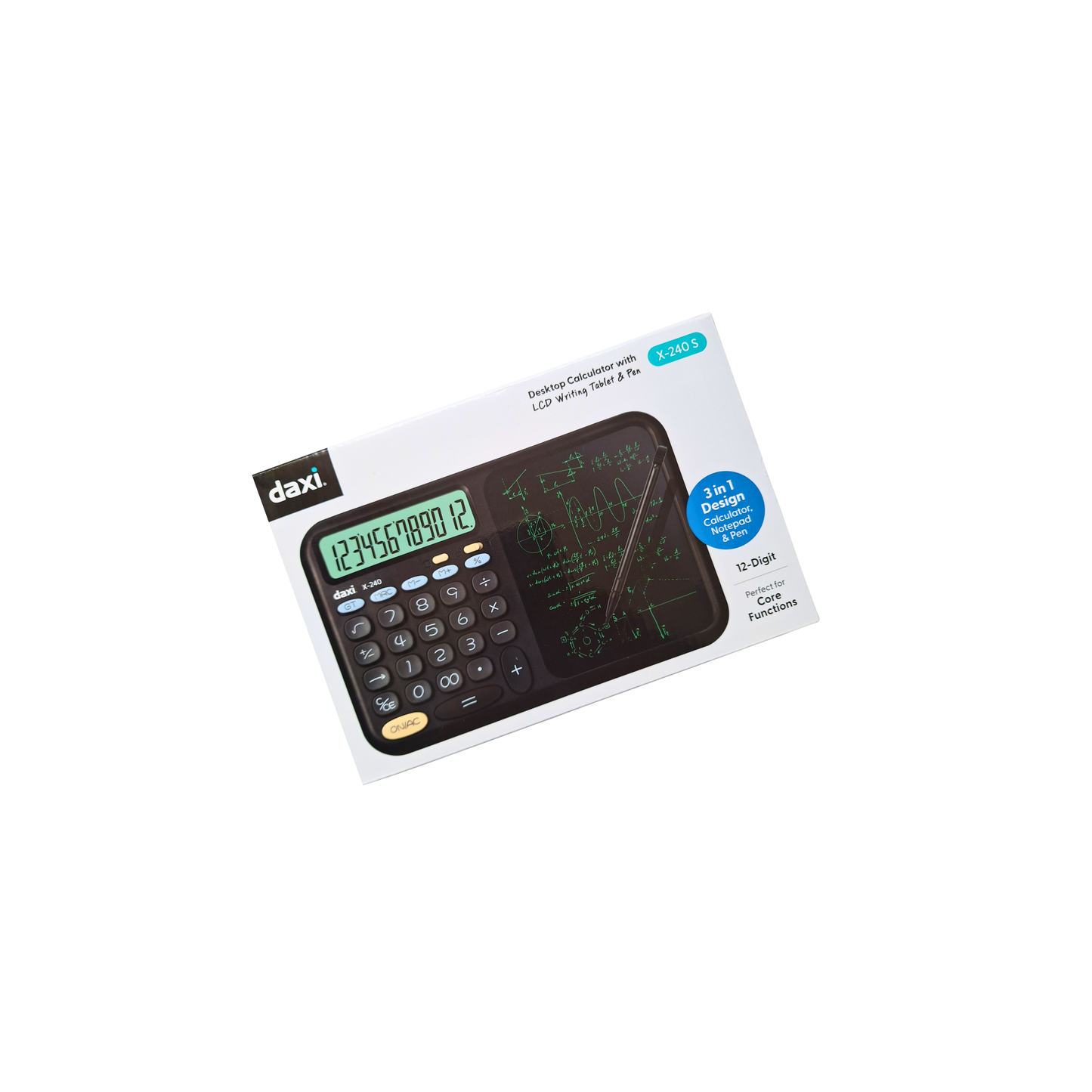 Calculator de birou Daxi DX-6100 – 12 cifre, alimentat cu energie solară