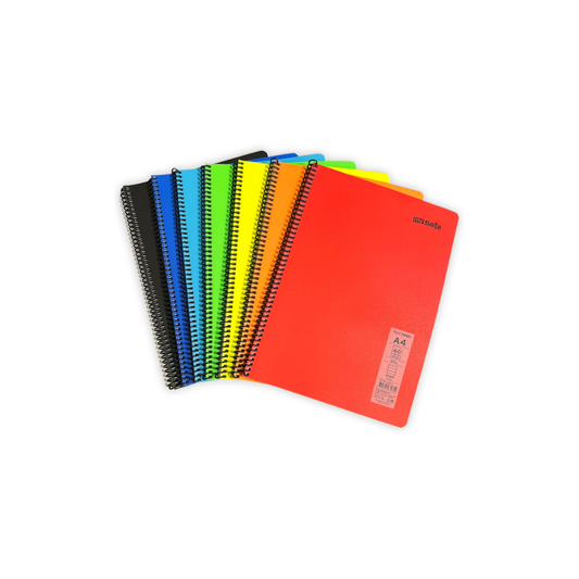 Тетрадка спирала MY NOTE A4 – PP корица, 40 листа, широки редове