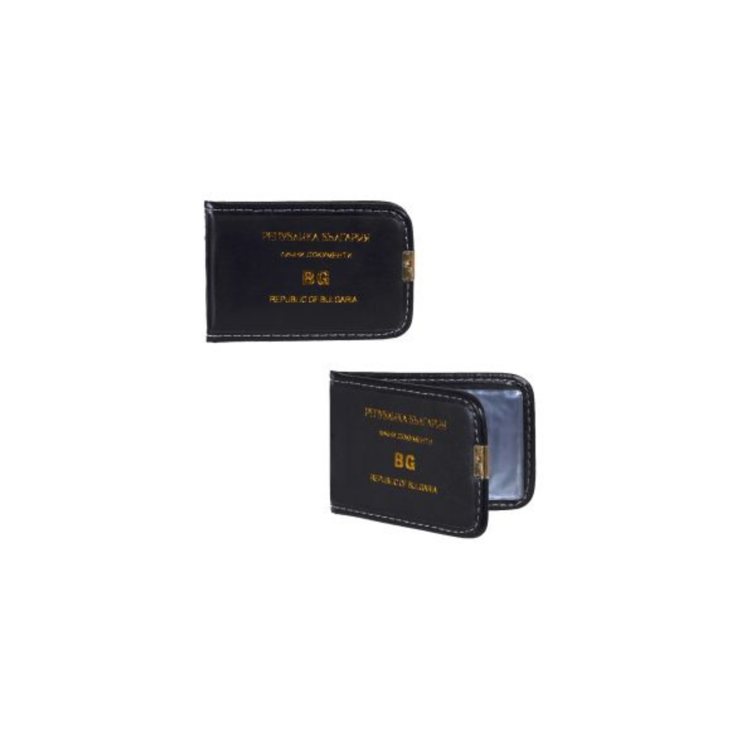 Калъф за документи – кожен, 10 листа, БГ щит