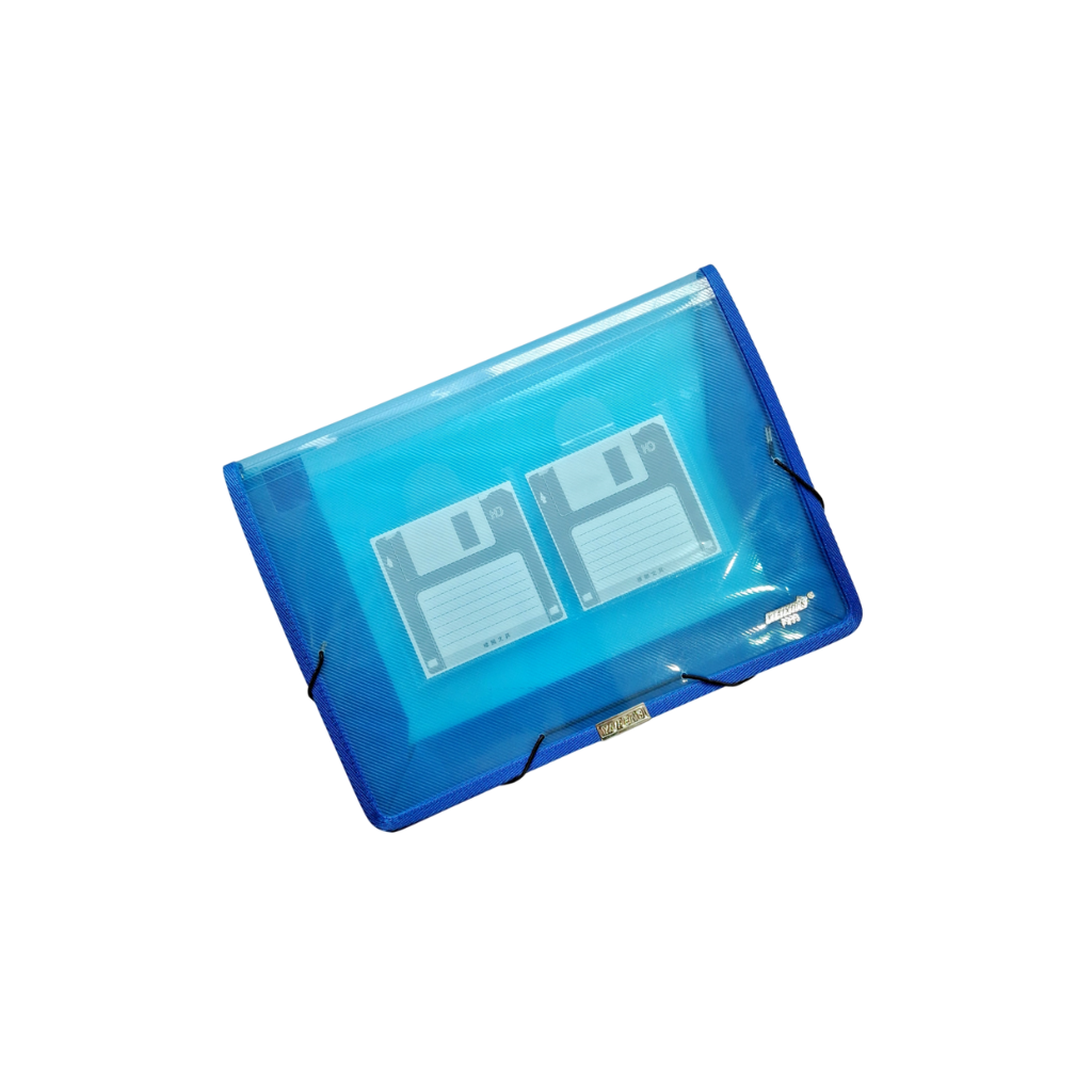 Папка PVC с ластик A4 – 2 отделения, широко дъно