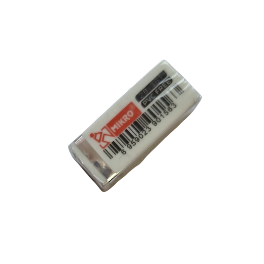 Гума за моливи MIKRO PVC FREE – бяла