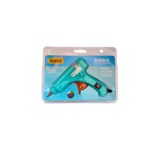 Пистолет за топъл силикон 20 W – силикон 7×180 мм, зелен