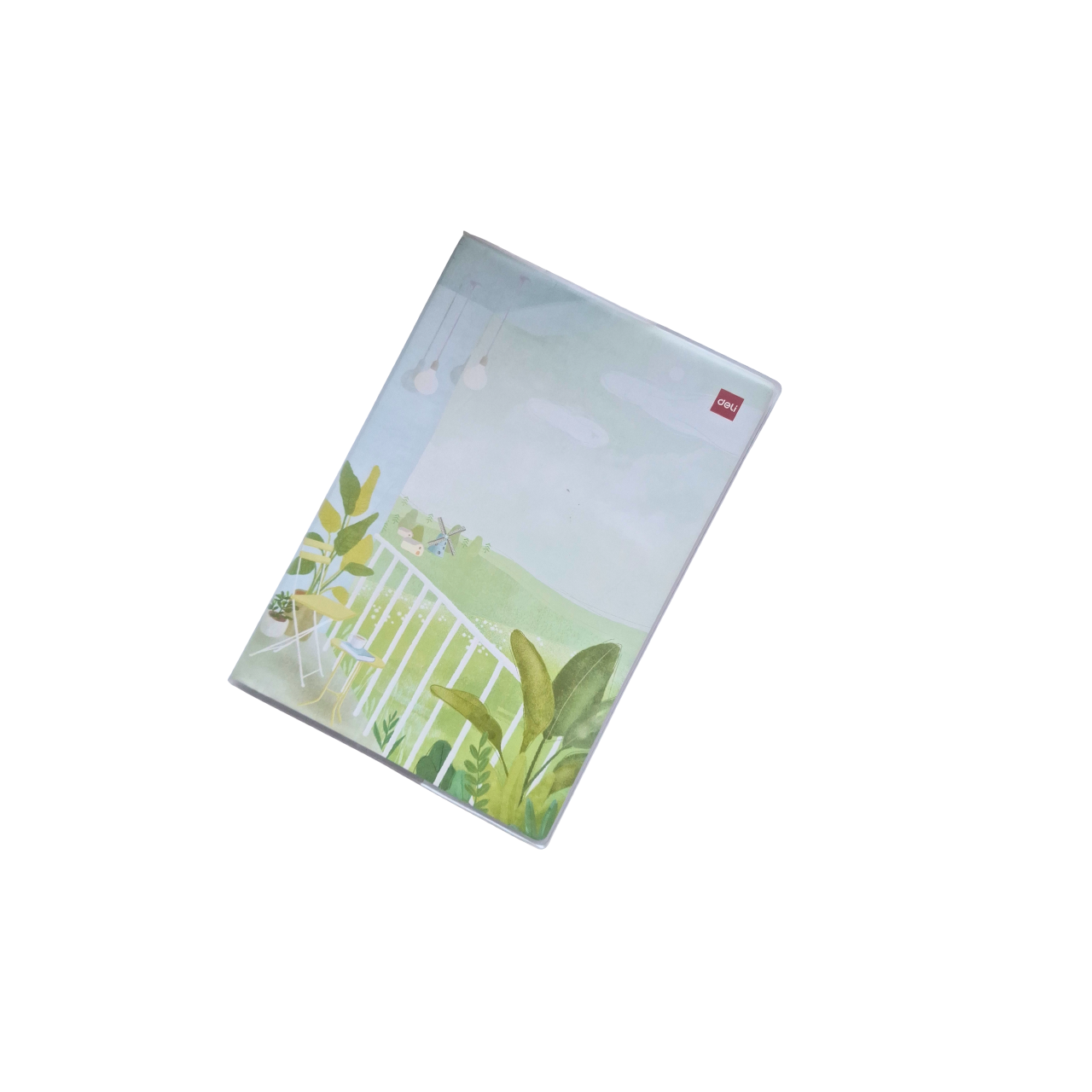 Тетрадка Deli Linfin B5 – 96 листа, широки редове, EVA подвързия