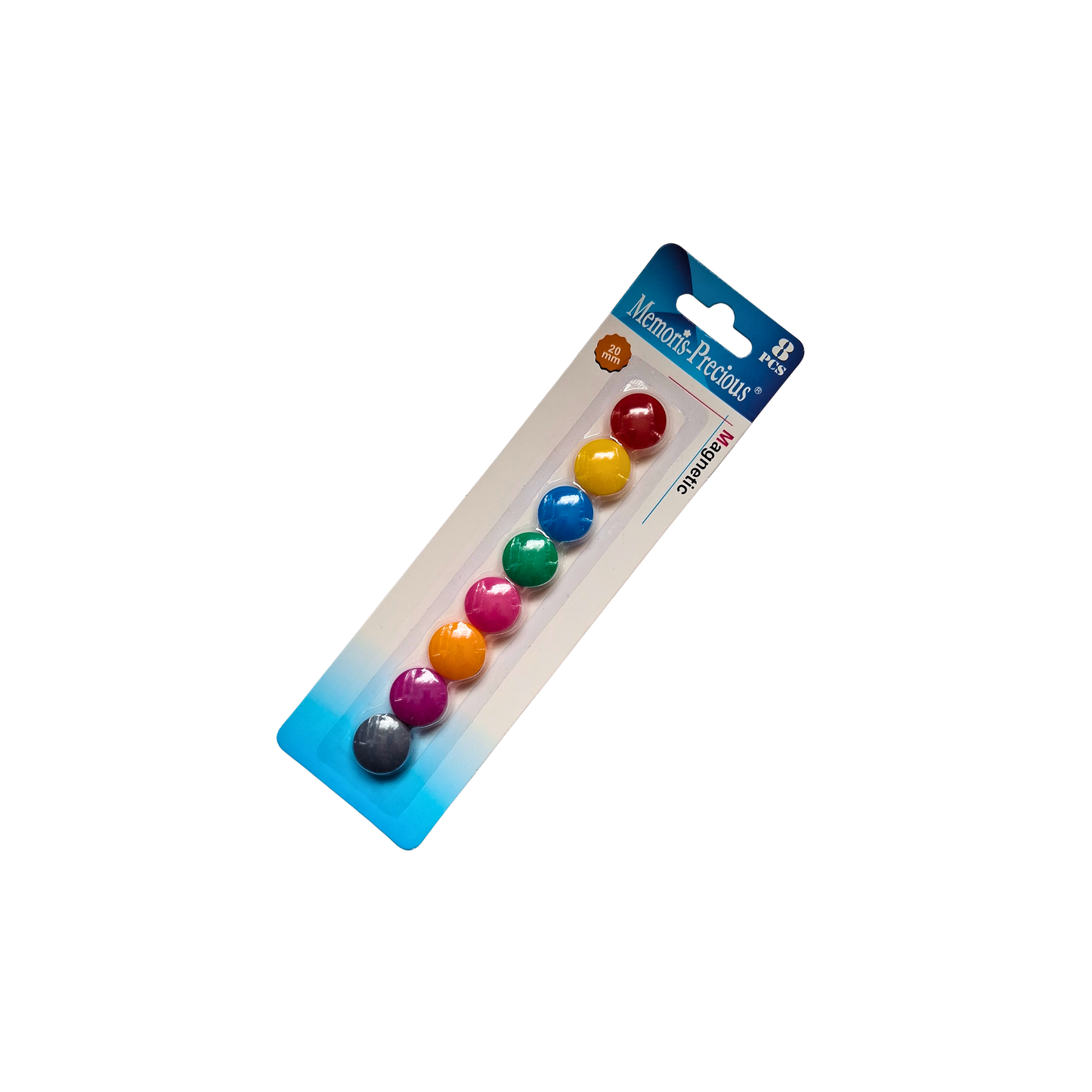 Магнитни пинове Memo’s Precious – 8 броя, микс цветове