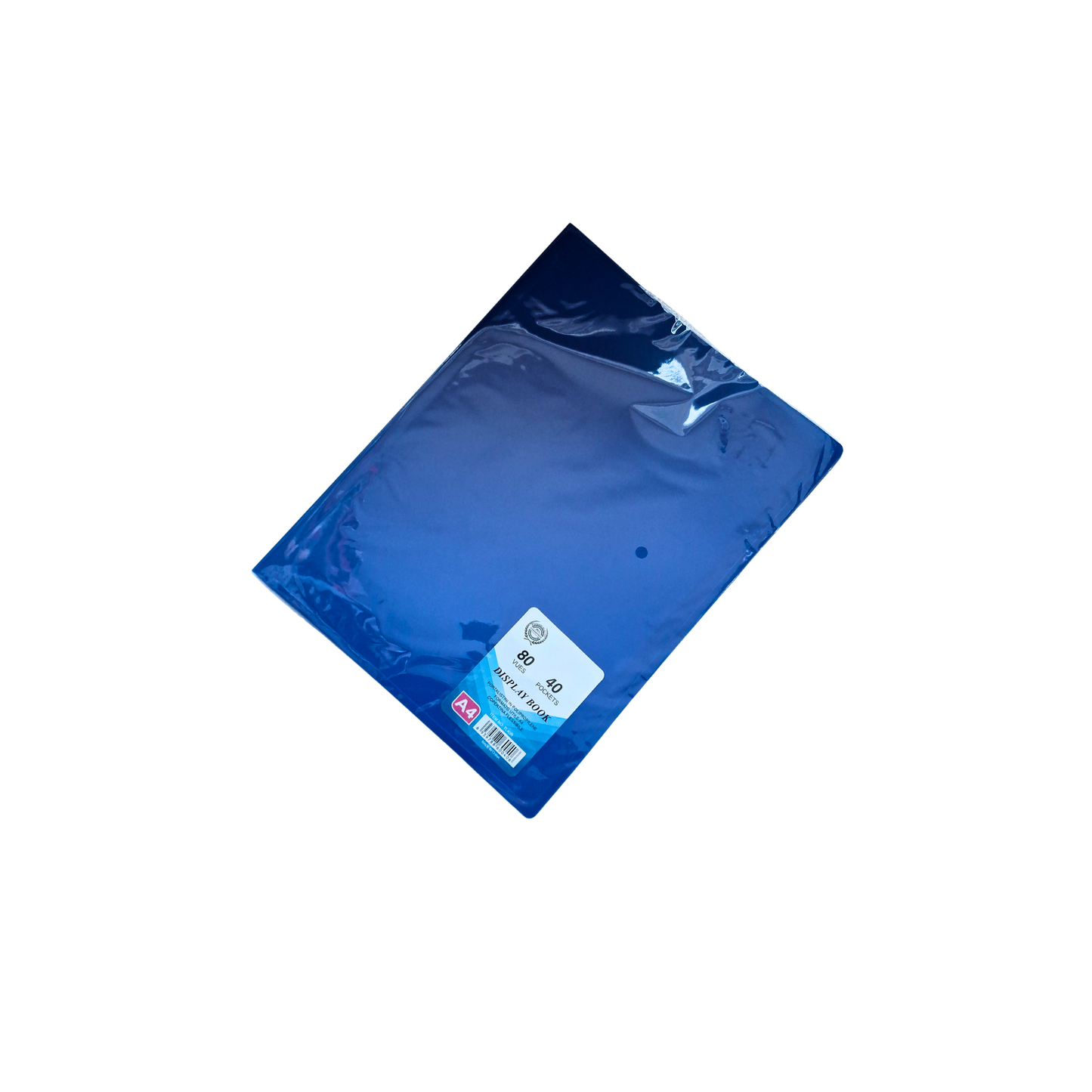 Дисплейна папка A4 с 40 джоба – синя