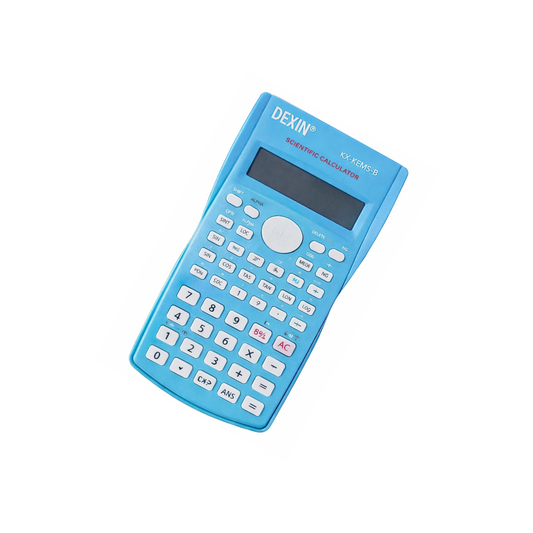 Научен калкулатор Dexin KX-KEMS-B син с 240 функции за училище, гимназия и университет