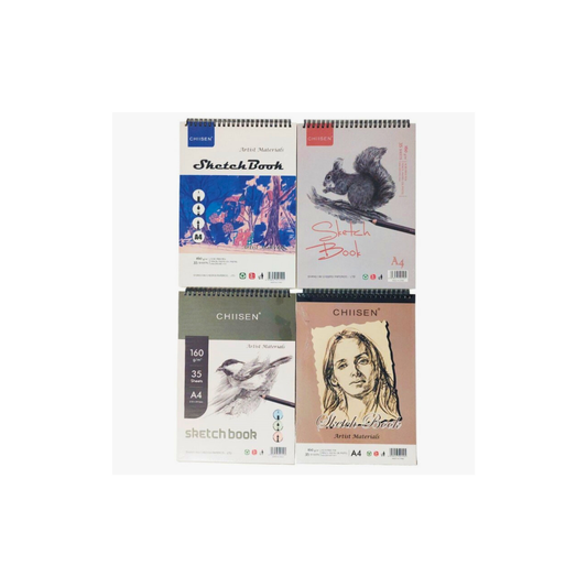 Скицник A4 CHIISEN 160 гр 35 листа за рисуване и художествени скици