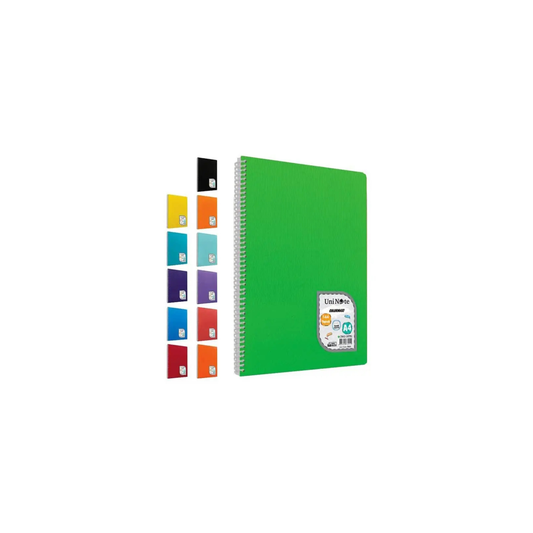 Тетрадка A4 Colormaxi със спирала – 144 листа, PP корица, редове