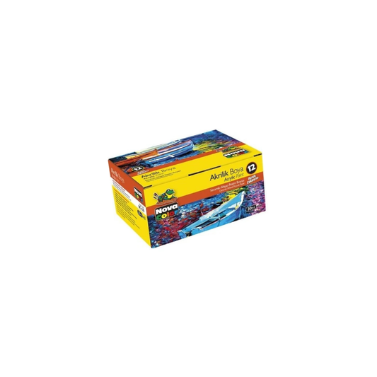 Акрилни бои Nova Color – 12 цвята х 30 ml