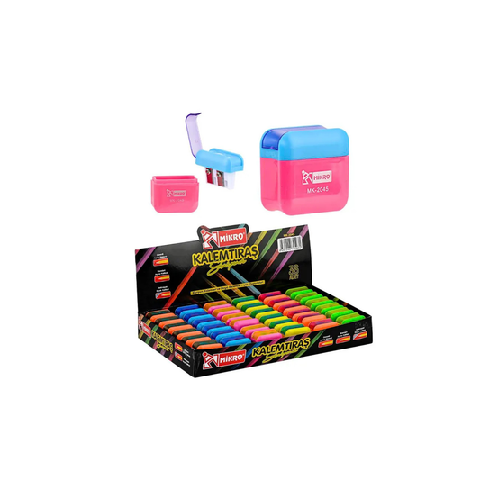 Острилка Mikro MK-2045 – двойна за нормални и джъмбо моливи