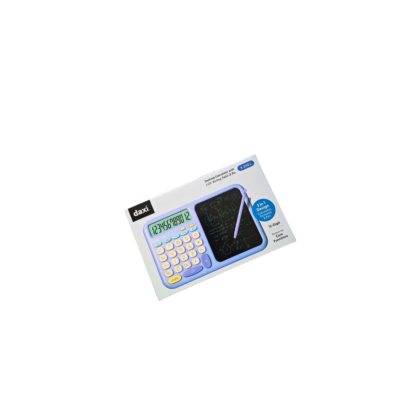Calculator de birou Daxi DX-6100 – 12 cifre, alimentat cu energie solară