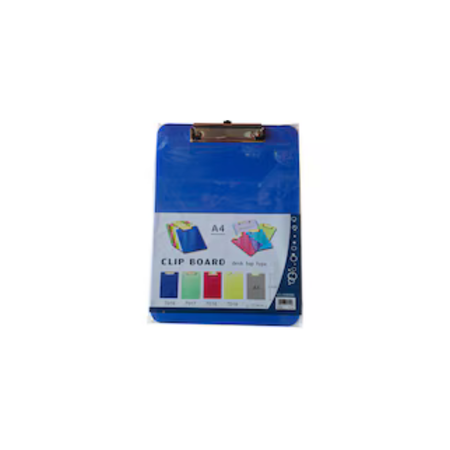 Клипборд A4 – PVC, плътно син
