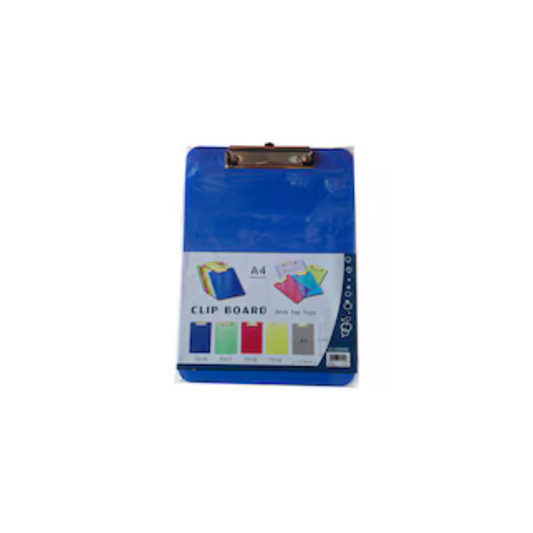 Клипборд A4 – PVC, плътно син