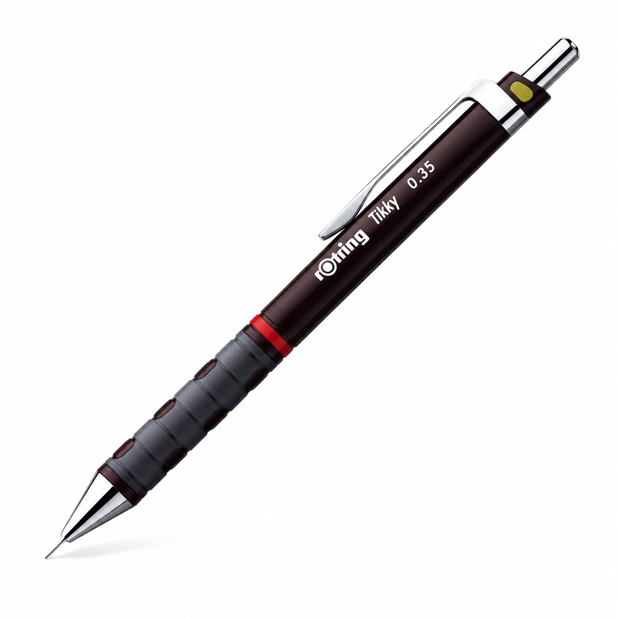 Автоматичен молив Rotring Tikky 0.7 mm – тъмночервено тяло